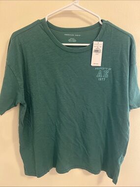 American Eagle Outfitters Teal Short Sleeve Tee